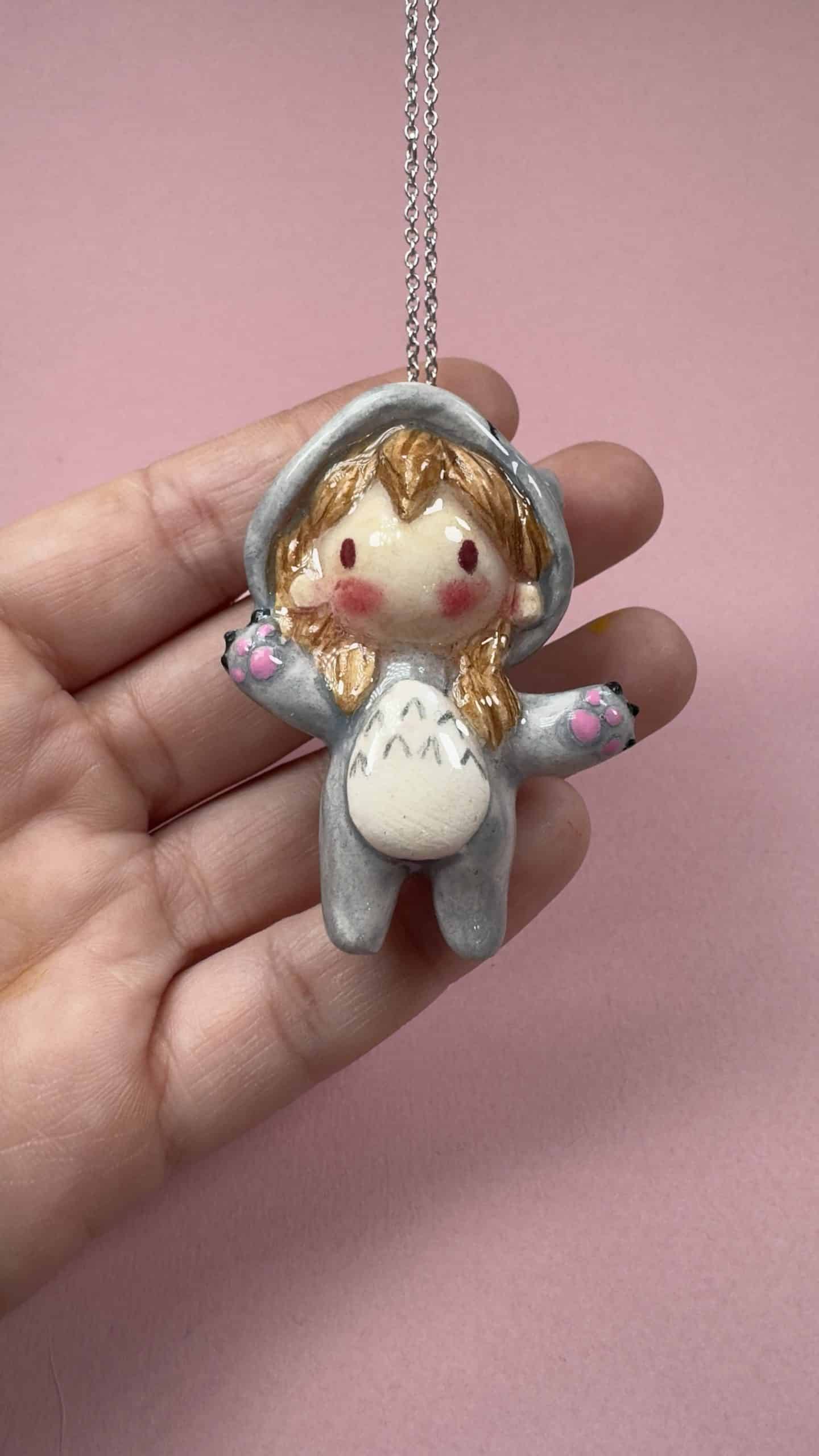 Colgante niña Totoro image 0