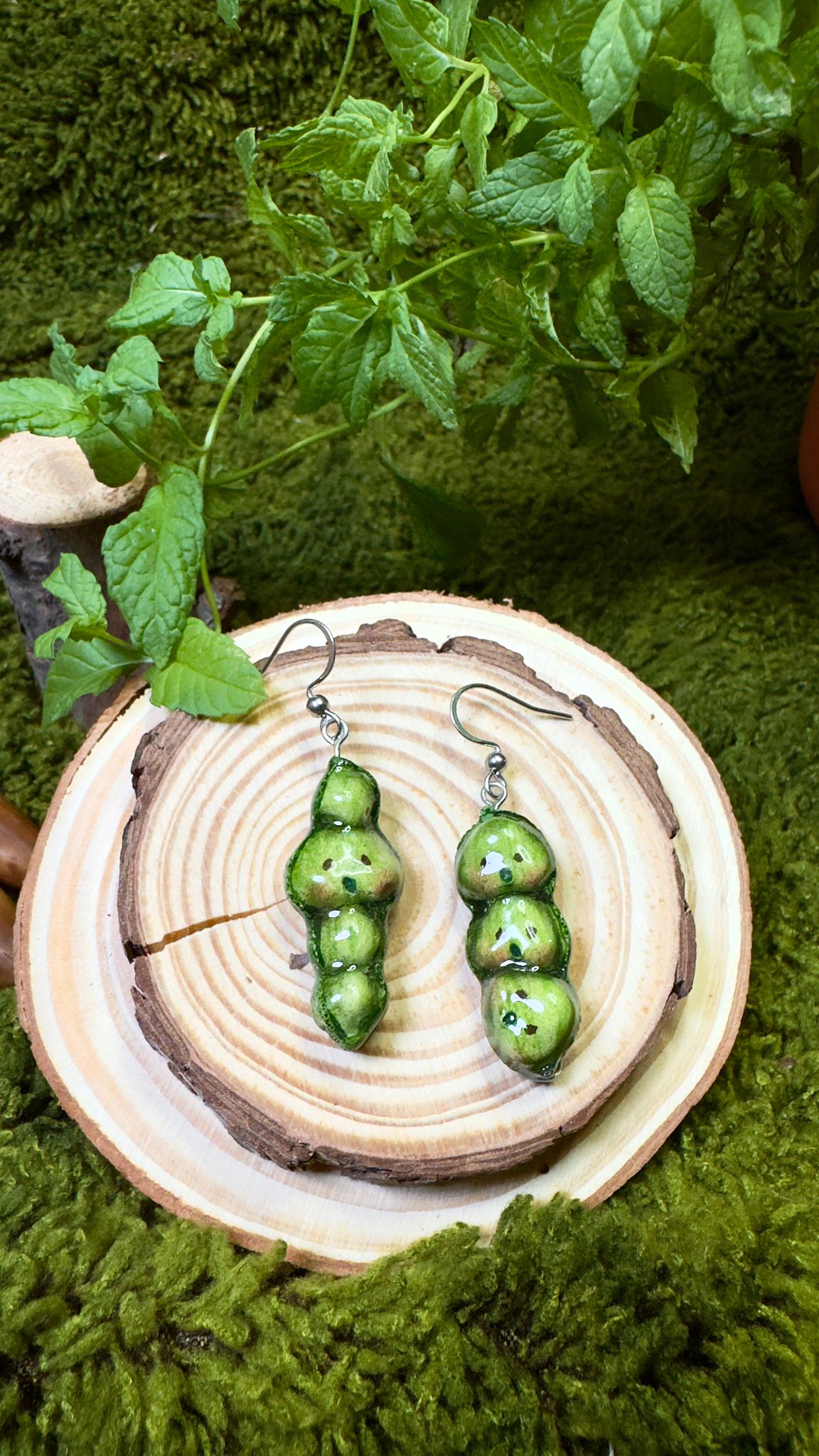 Pendientes guisantes image 2