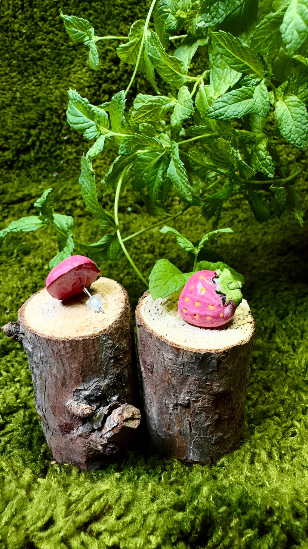 Pendientes fresas image 2