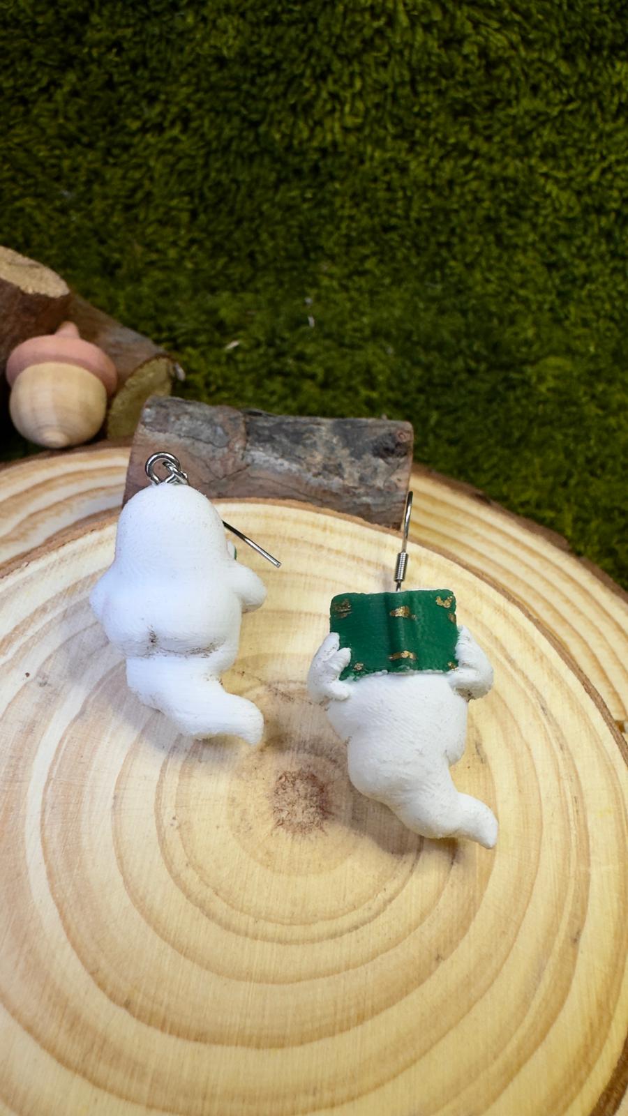 Pendientes fantasmas lectores libro verde image 3