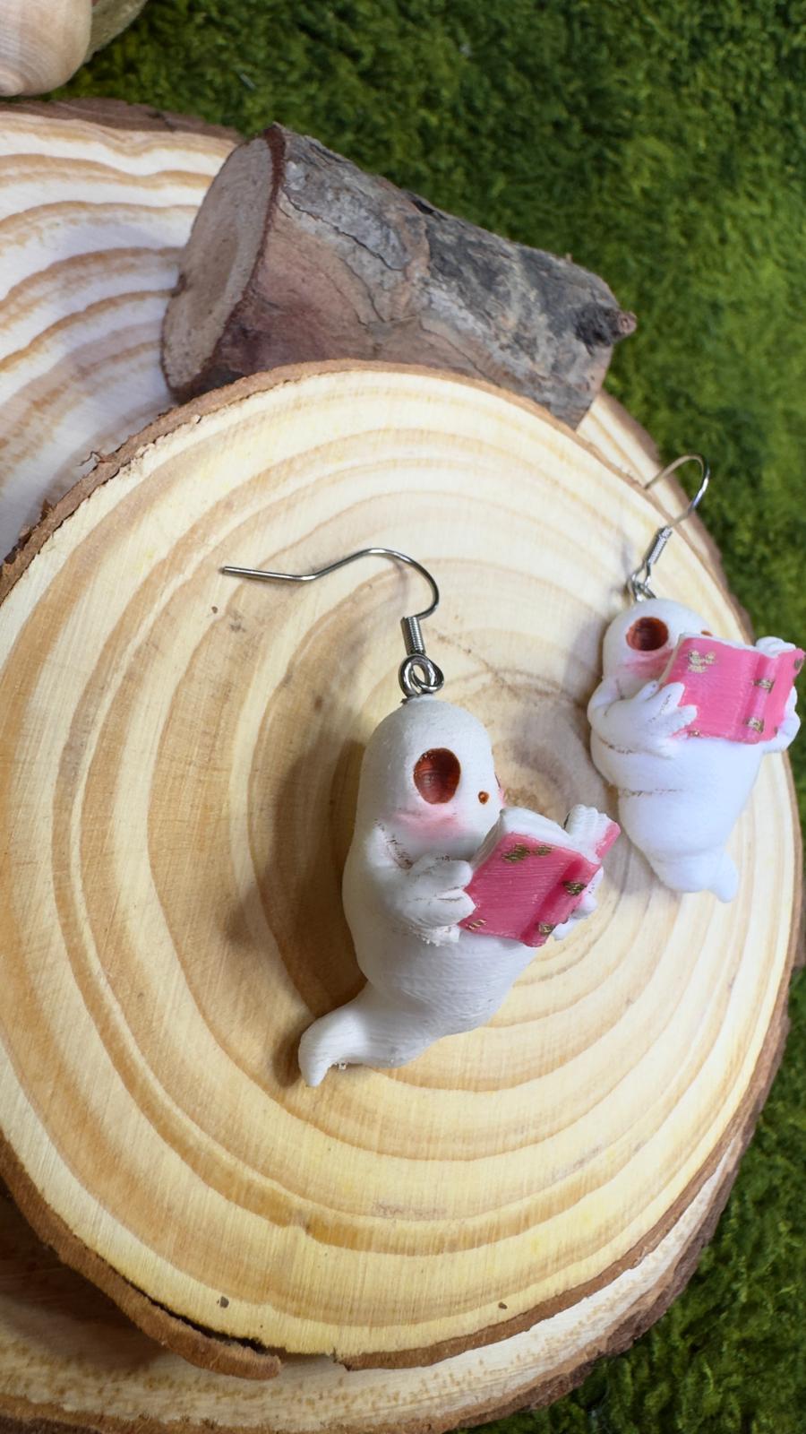 Pendientes fantasmas lectores libro rosa image 4