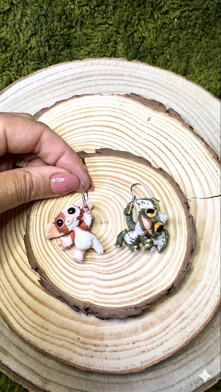 Pendientes Gizmo y Gremlin mate image 1