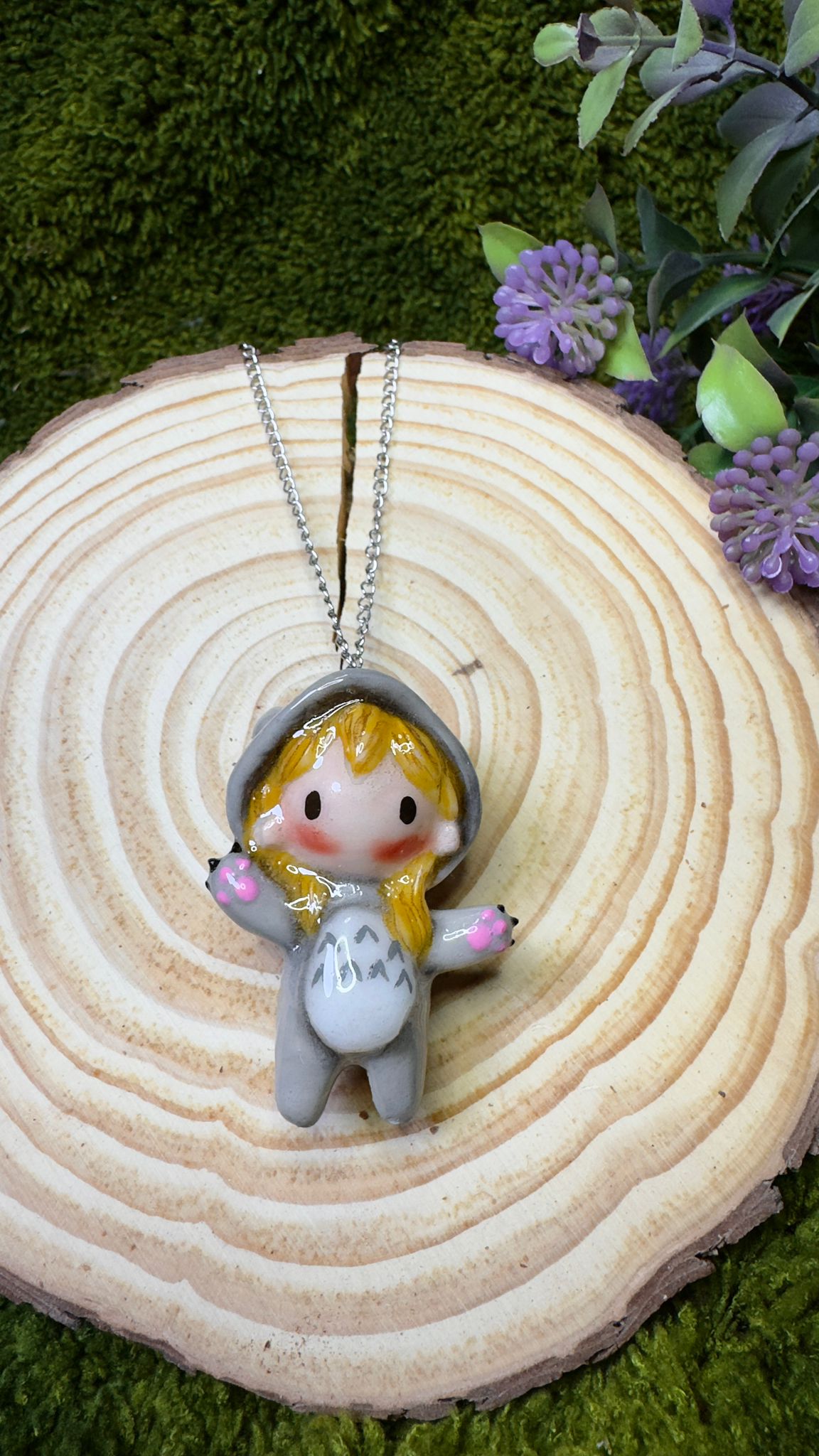 Colgante niña Totoro image 0