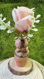 Mandrágora gafas y flor rosas image 2