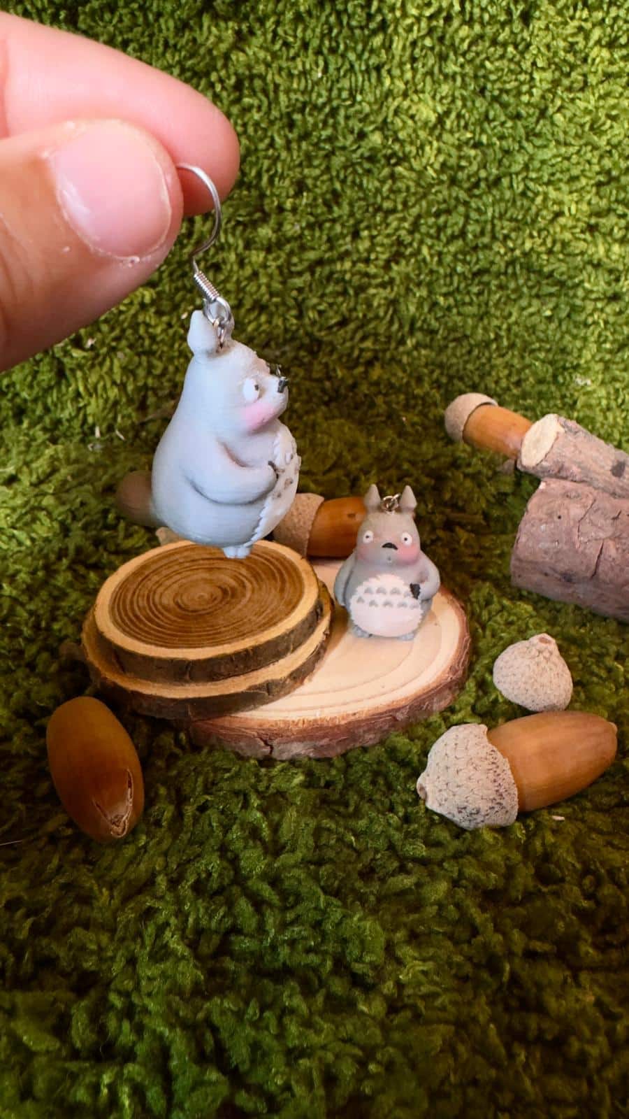 Pendientes Totoro image 2