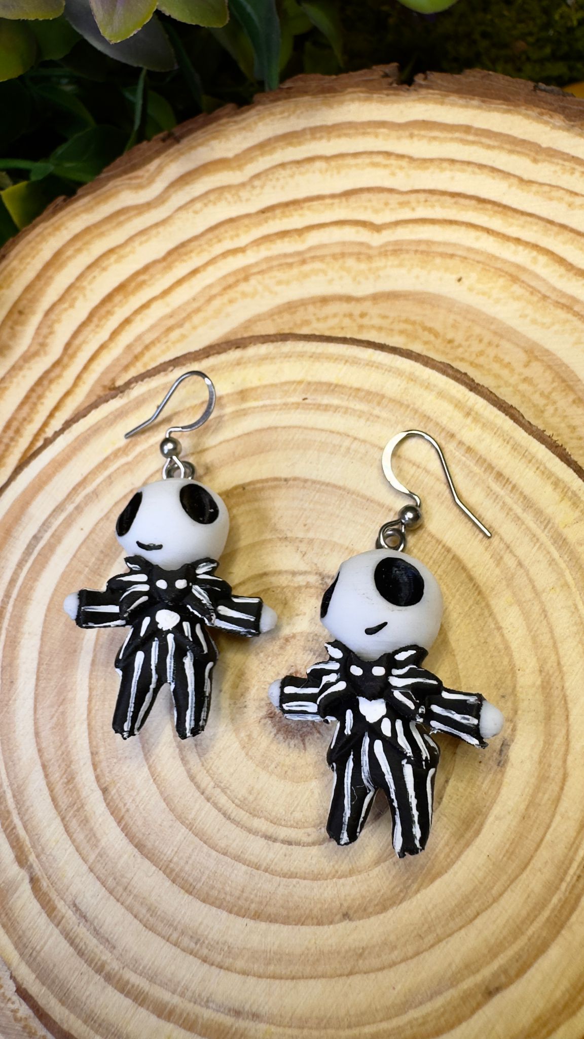 Pendientes Jack pesadilla antes de Navidad acabado mate image 0