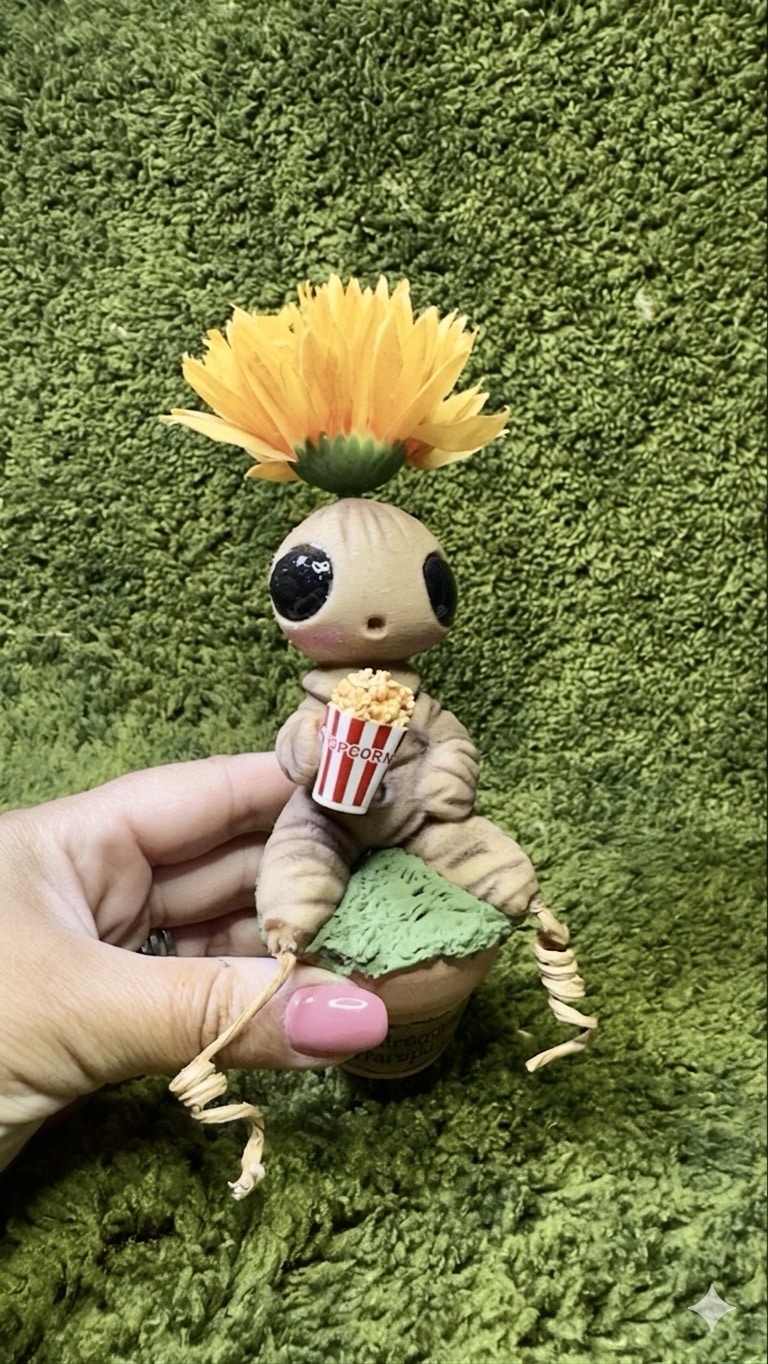 Mandrágora comiendo palomitas image 2