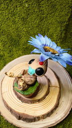 Mandrágora bebé chupete y flor azul image 1