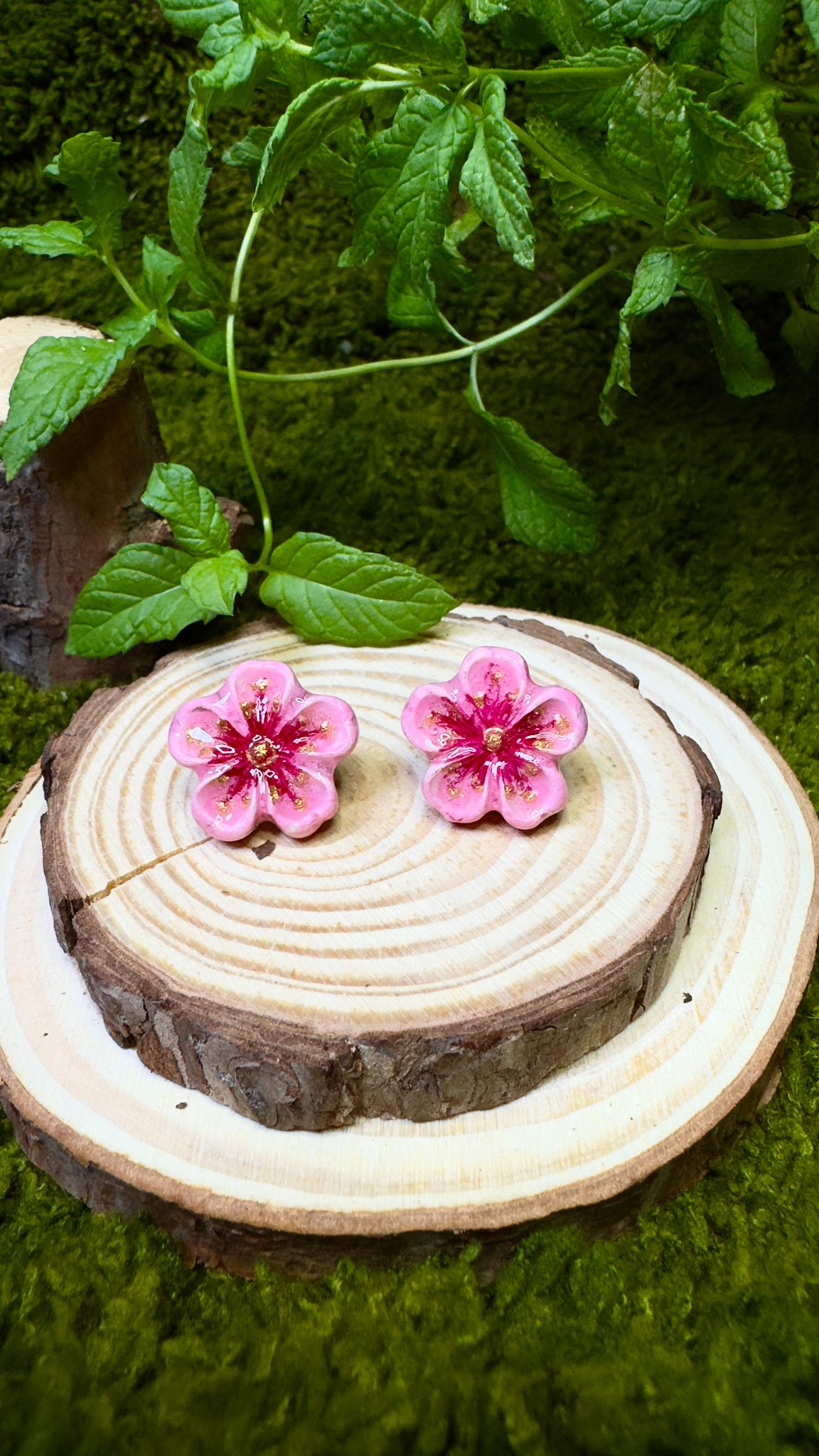 Pendientes flor Sakura image 0