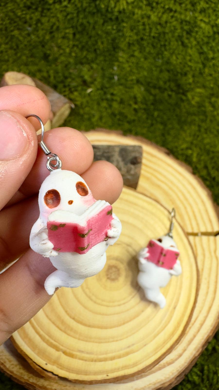 Pendientes fantasmas lectores libro rosa image 0