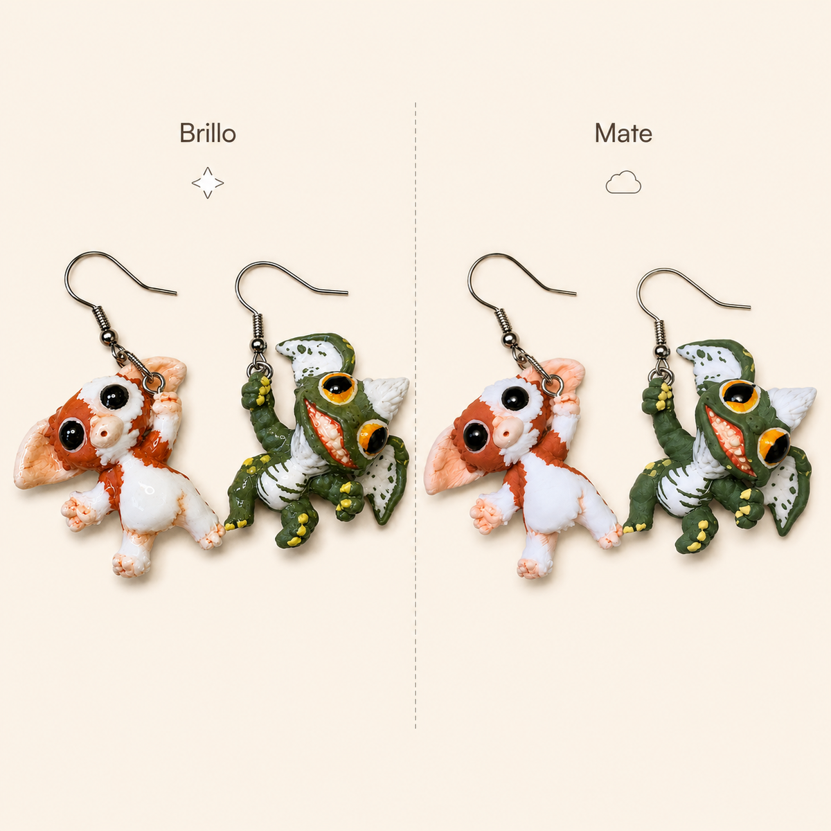 Pendientes Gizmo y Gremlin