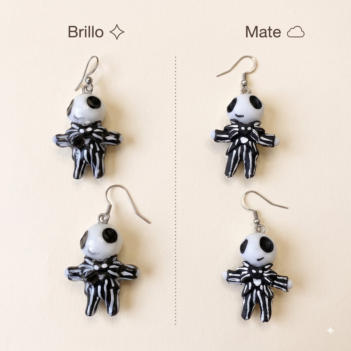 Jack Skellington Nightmare Before Christmas Earrings