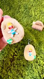 Pendientes niñas de playa