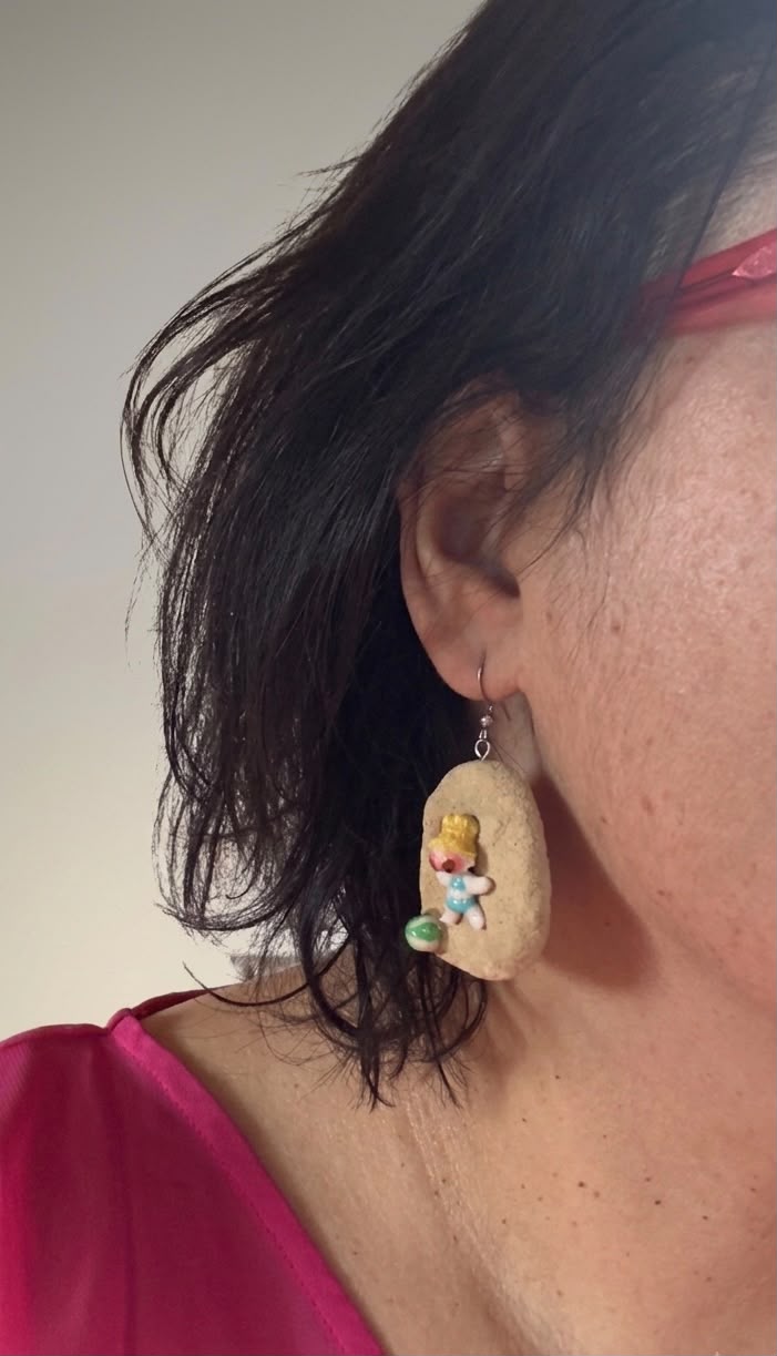 Pendientes niñas de playa