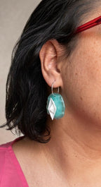 Pendientes barquito de papel