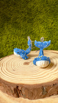 Pendientes Ballena azul
