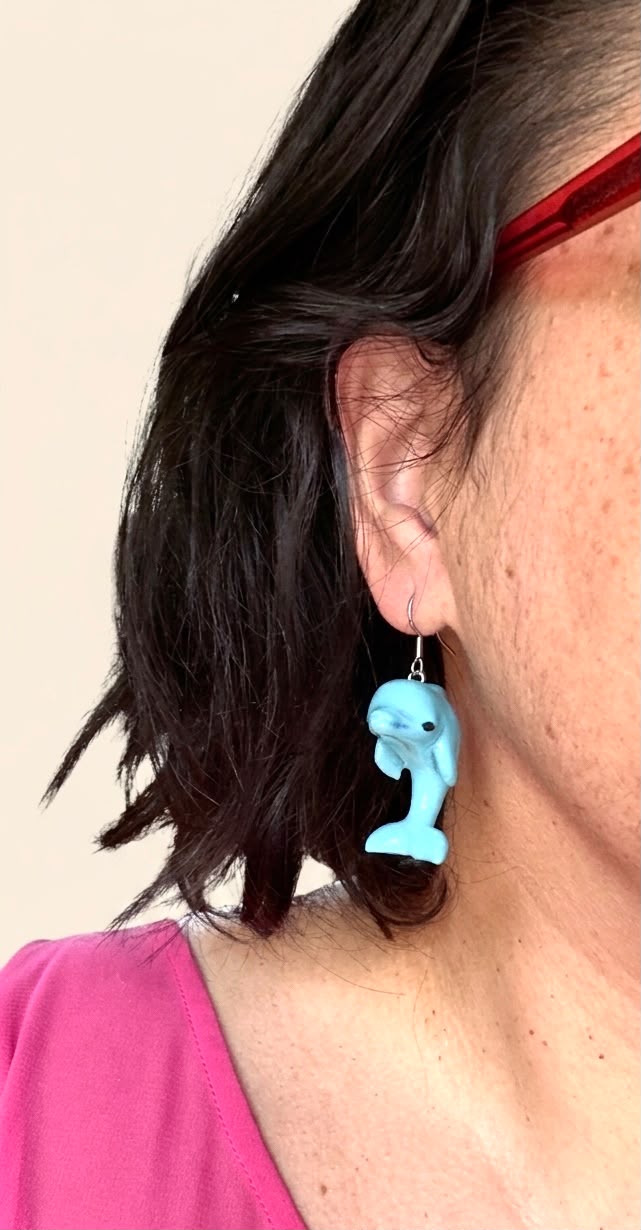 Pendientes delfines