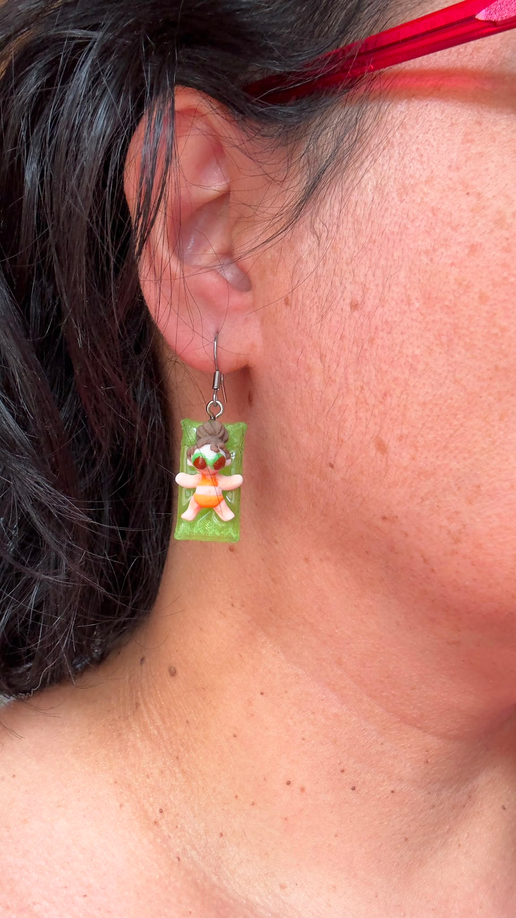 Pendientes niñas en colchoneta