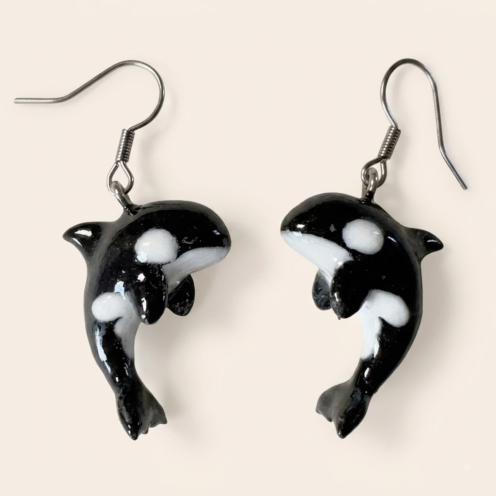 Pendientes orcas