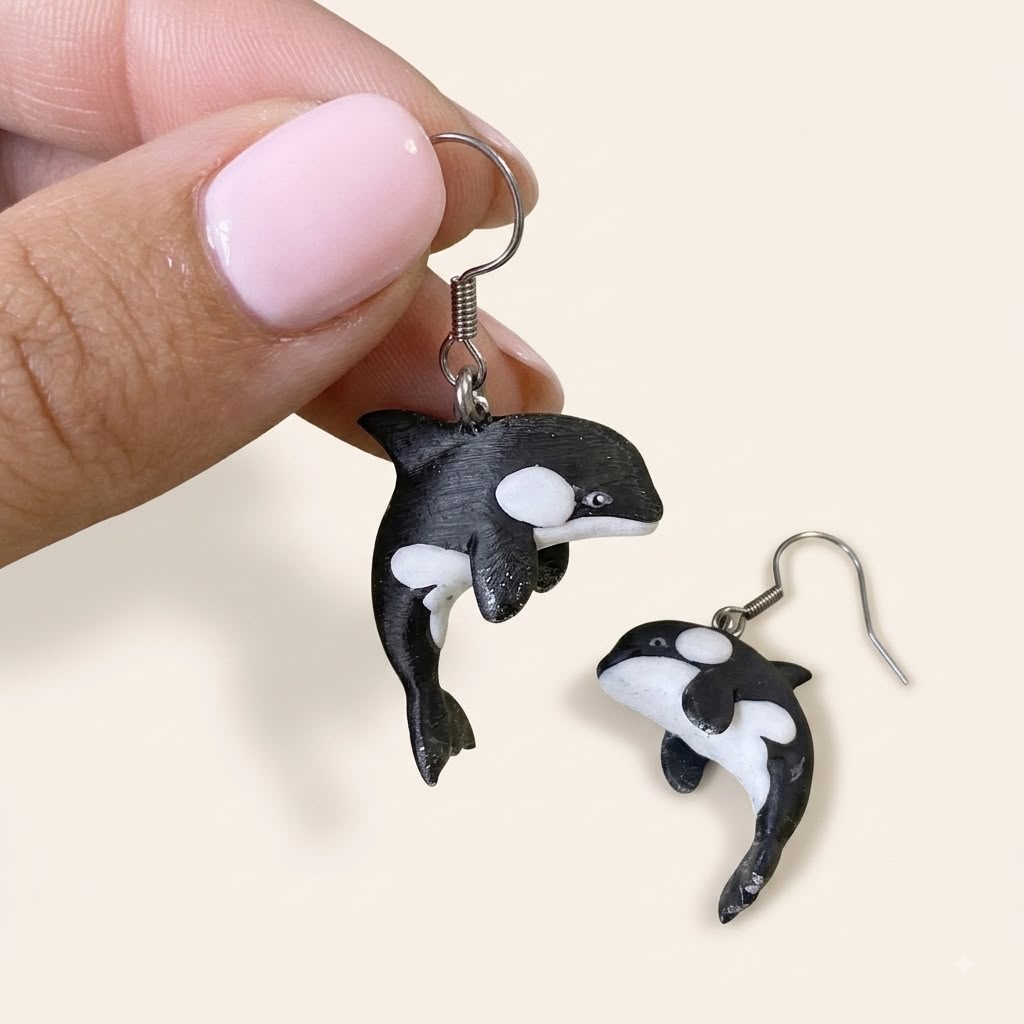 Pendientes orcas