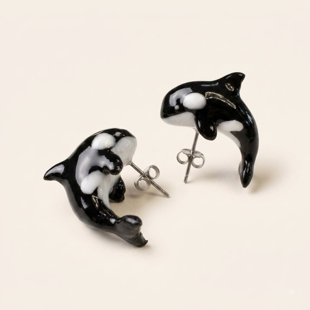 Pendientes orcas