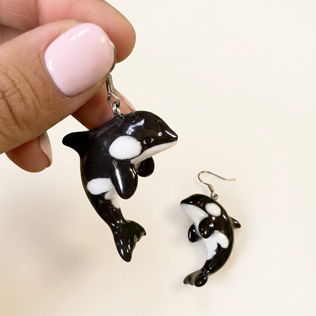 Pendientes orcas