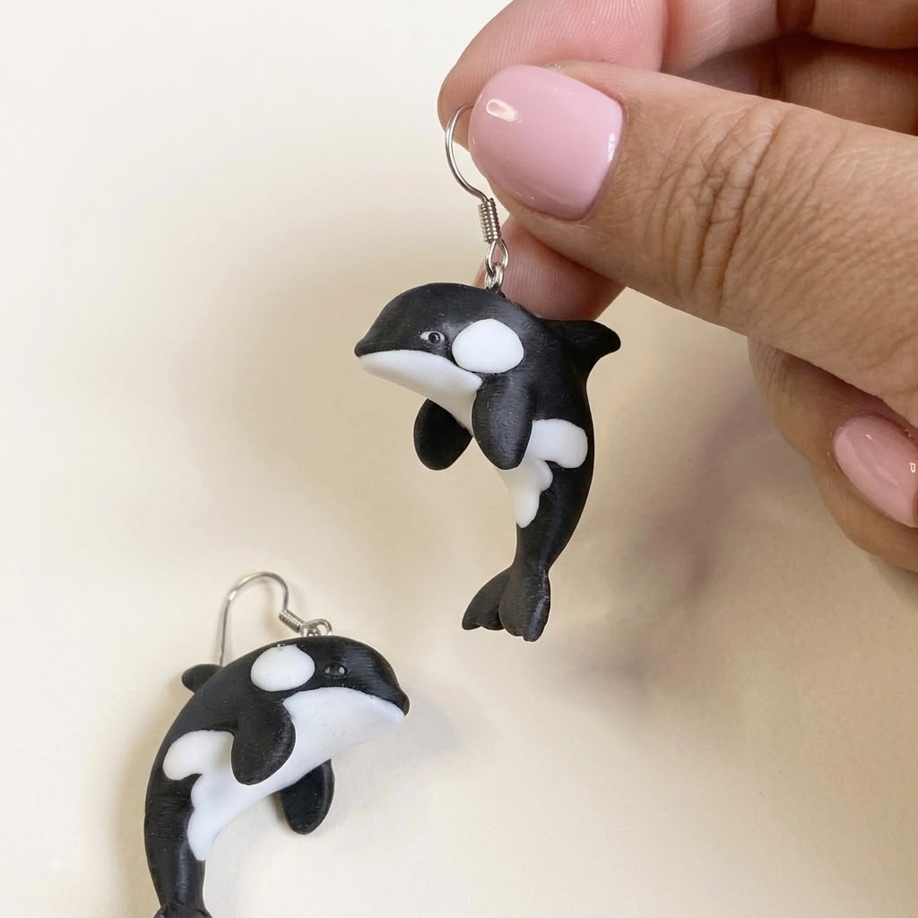 Pendientes orcas