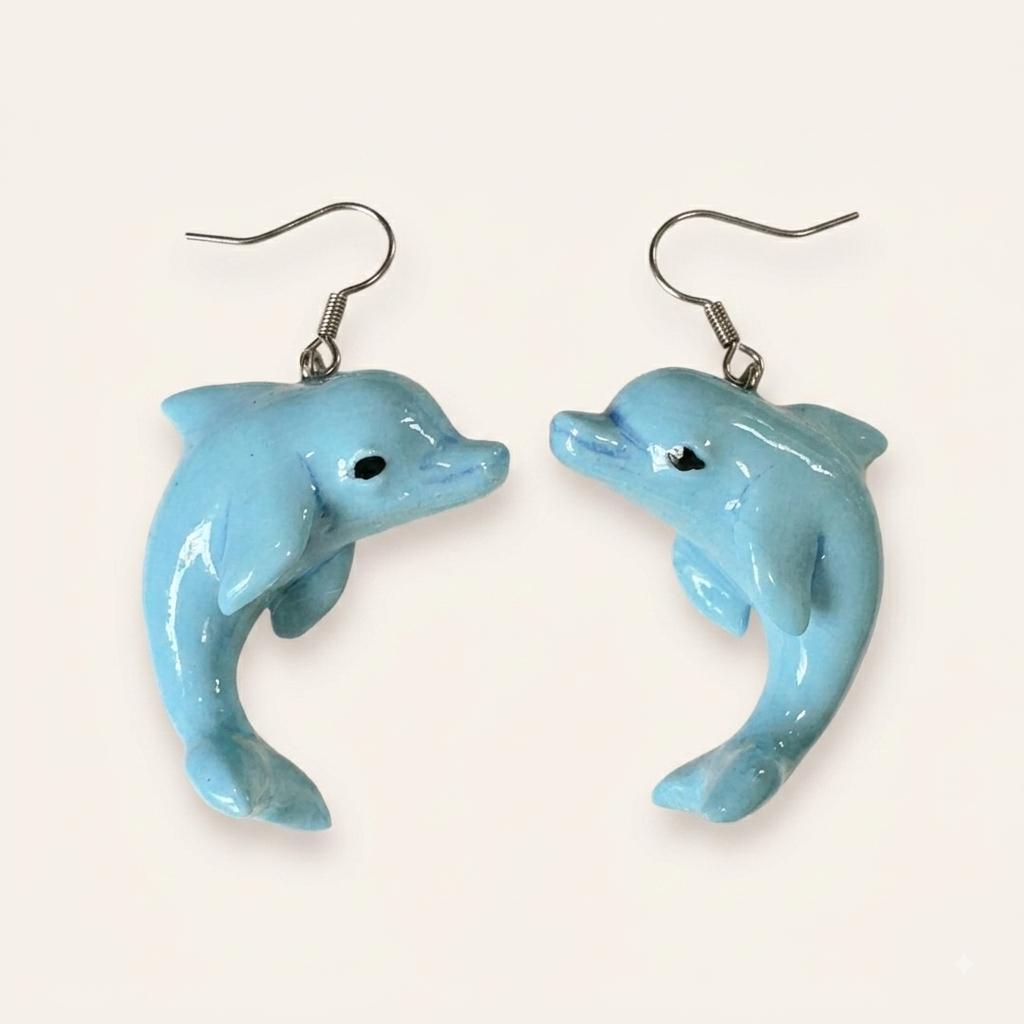 Pendientes delfines
