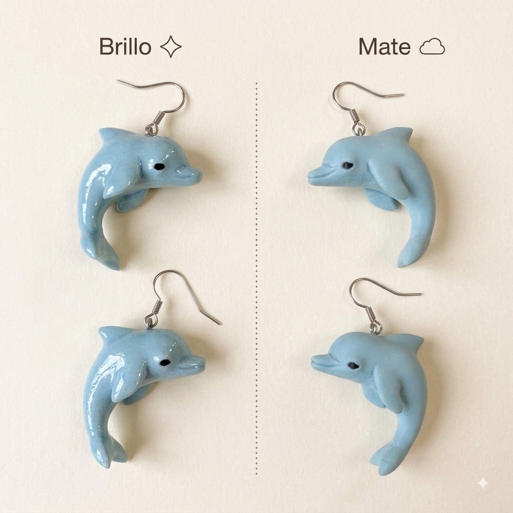 Pendientes delfines