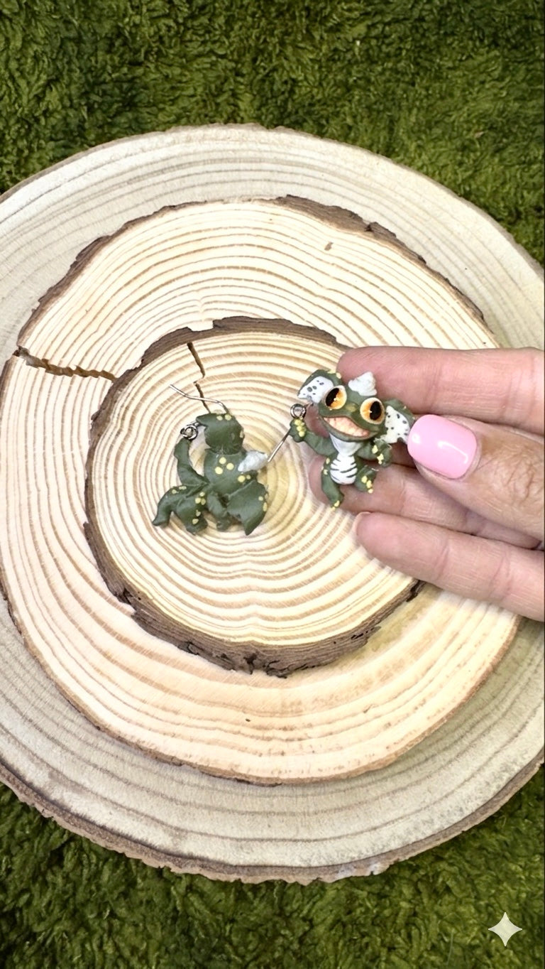Pendientes Gremlin mate image 1