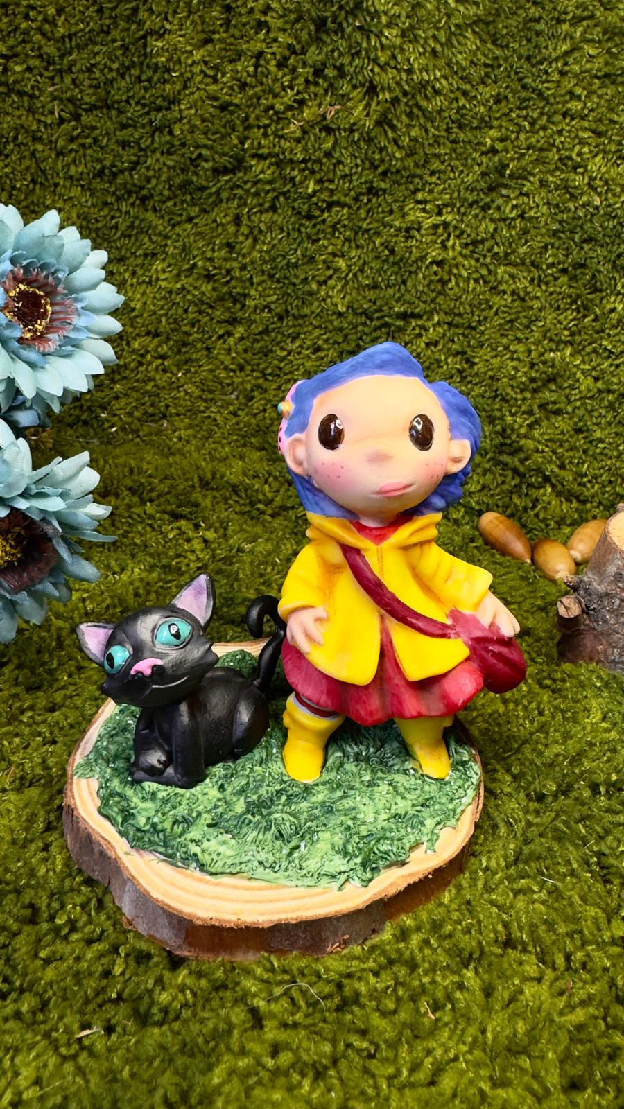 Arttoy Coraline con su gato image 0
