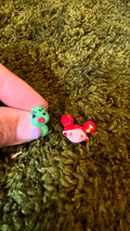 Pendientes Doremi y bruja Rica botón image 0