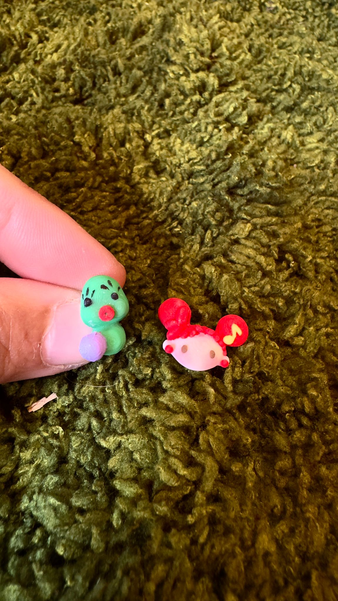 Pendientes Doremi y bruja Rica botón image 0