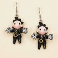 Pendientes Eduardo manos tijeras acabado mate image 1