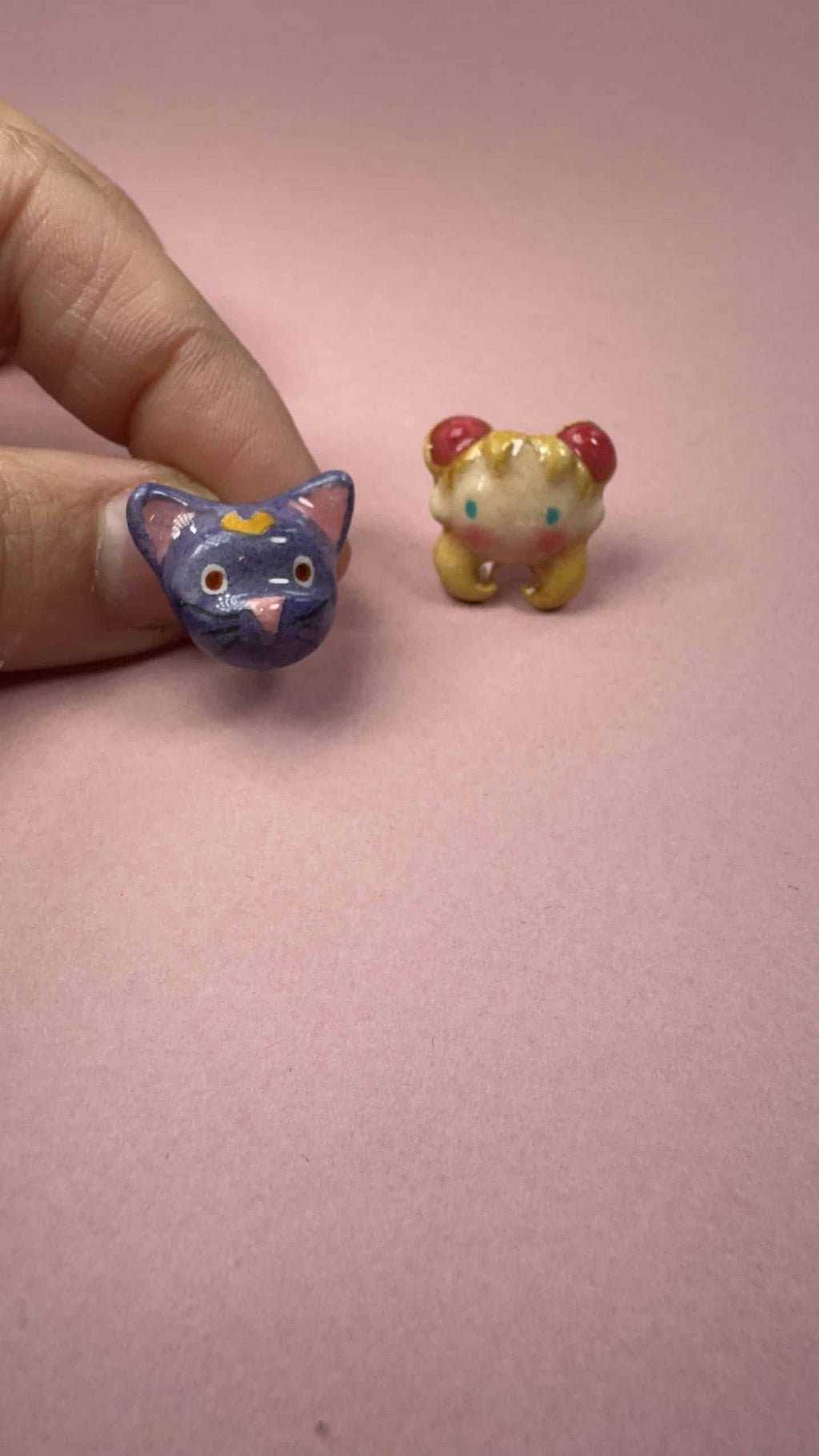 Pendientes botón Sailor y Luna image 1