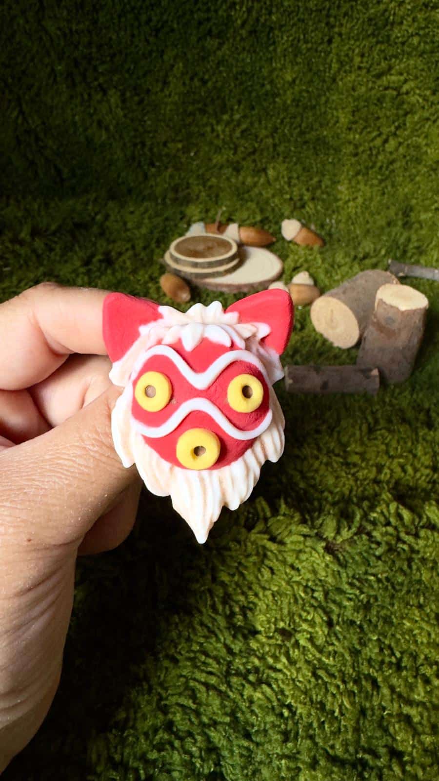 Broche máscara Mononoke image 1