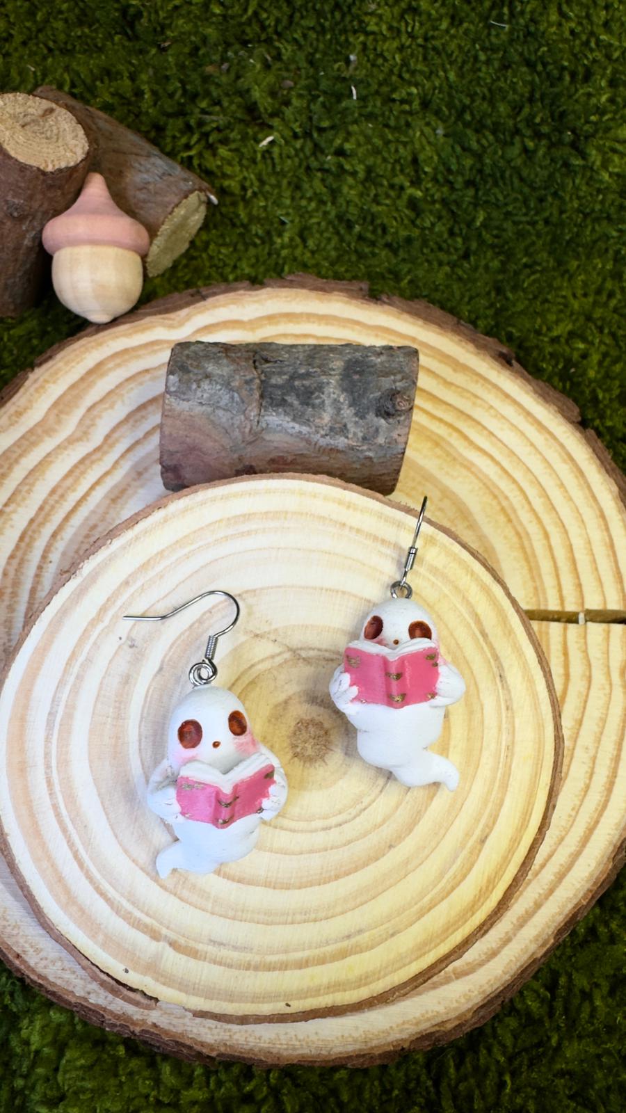Pendientes fantasmas lectores libro rosa image 1